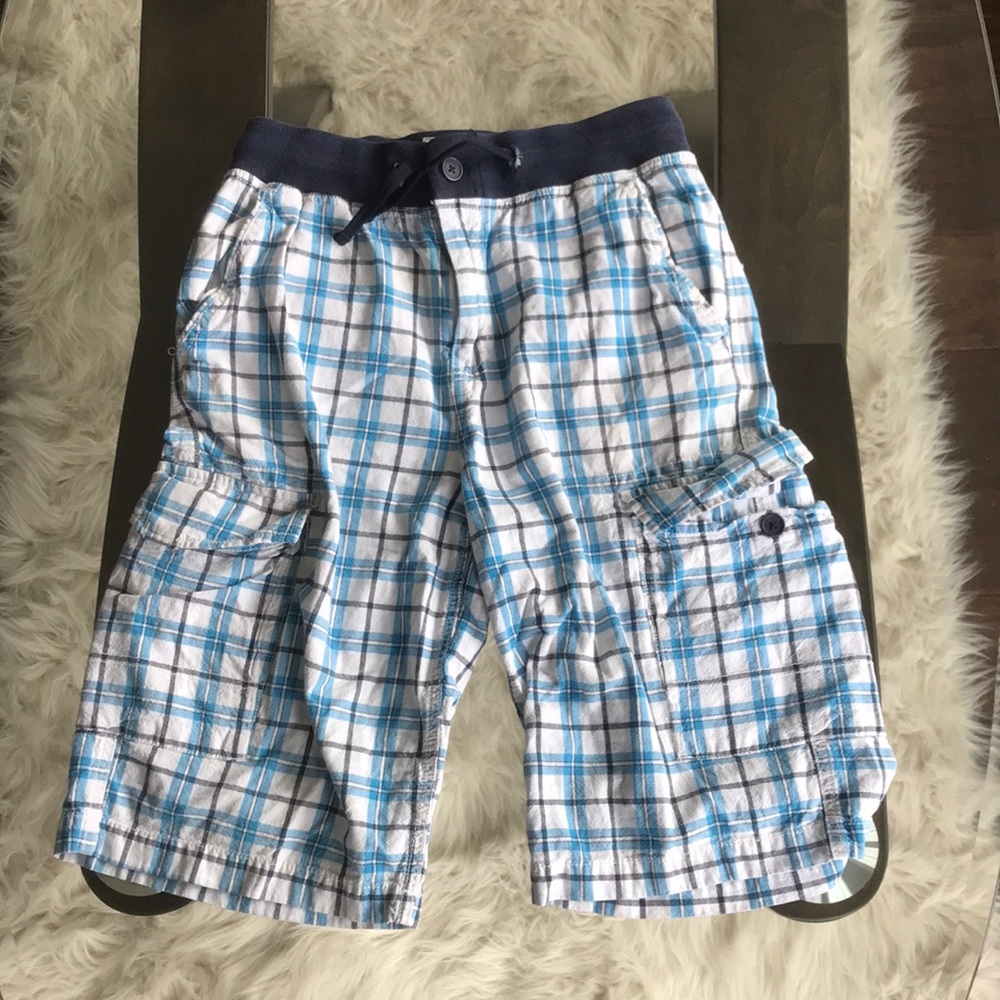 Urban Pipeline Blue and White Cargo Shorts